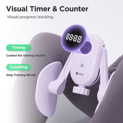 KEEP Inner Thigh Toner & Leg Exerciser, Pelvic Floor Muscle Recovery for Women, Home Workout, Portable Fitness Equipment,Thigh Stretch,