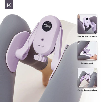 KEEP Inner Thigh Toner & Leg Exerciser, Pelvic Floor Muscle Recovery for Women, Home Workout, Portable Fitness Equipment,Thigh Stretch,